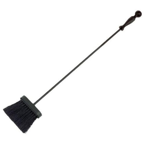 Dagan Dagan BRUSH-0 Individual Hearth & Fire Pit Tool with Ball Handle - 27 in. Brush; Black - BRUSH-0