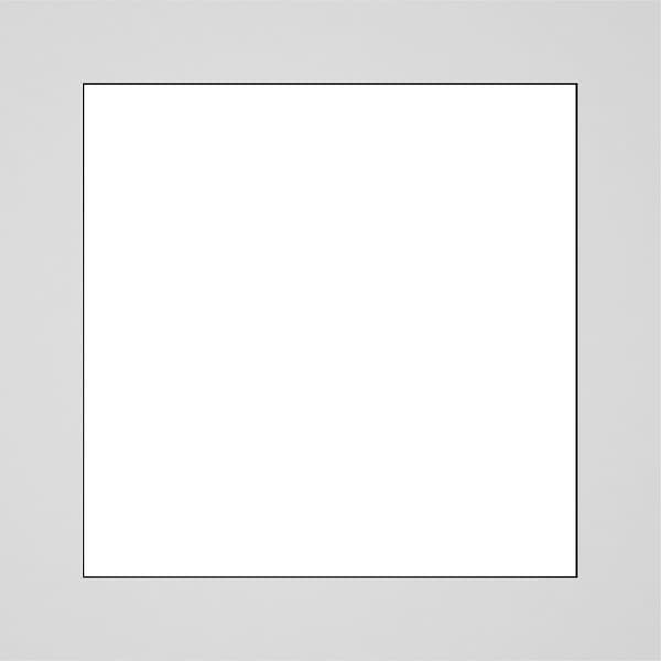 Ekena Millwork Prescott Decorative Wall Panel (Two-Piece), 12"W x 12"H x 3/8"P - WALP12X12X037PRE