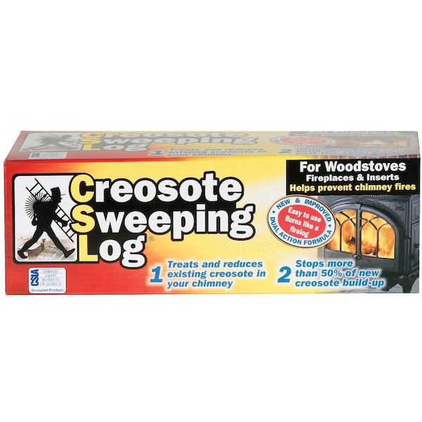 Creosote Sweeping Log 3 Lb. Log Creosote Remover - SL824-12