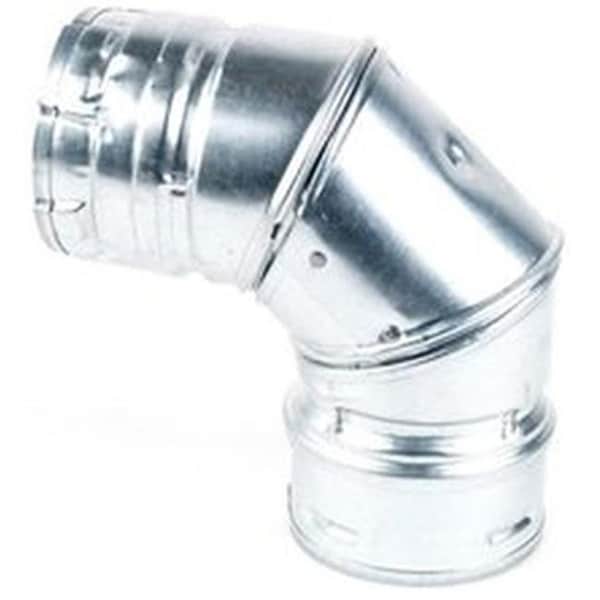 Duravent Duravent 3PVL-E90R 3 in. Pellet Vent 90 Degree Elbow - 176296