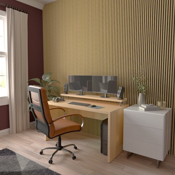 Ekena Millwork AcoustixPro Noise Cancelling Traditional Small Slat Wall Panel - SWA0625X0500TRPP