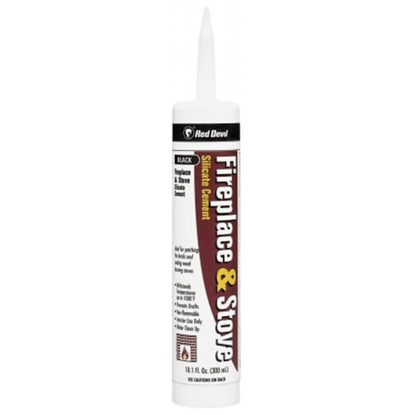 Red Devil Fireplace & Stove Repair Black 11 Oz Cartridge - RE308782