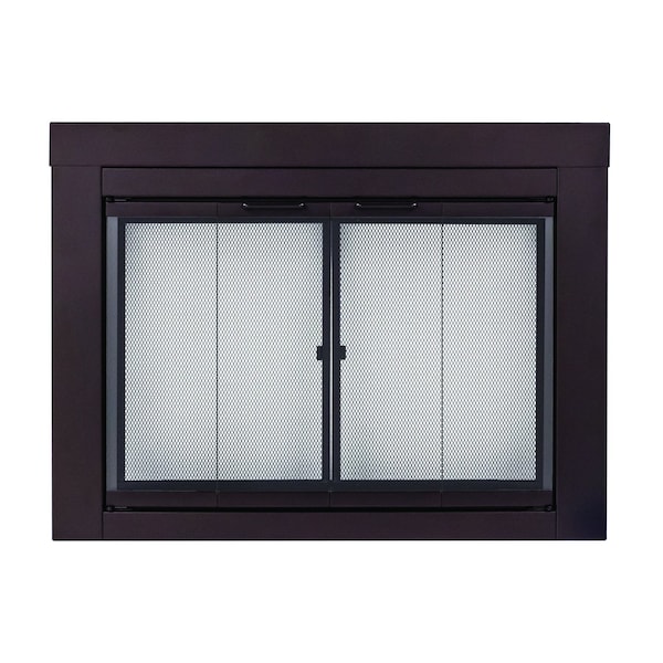 Fireplace Glass Doors Ascot Large Oil Rubbed Bronze - AT-1002OR