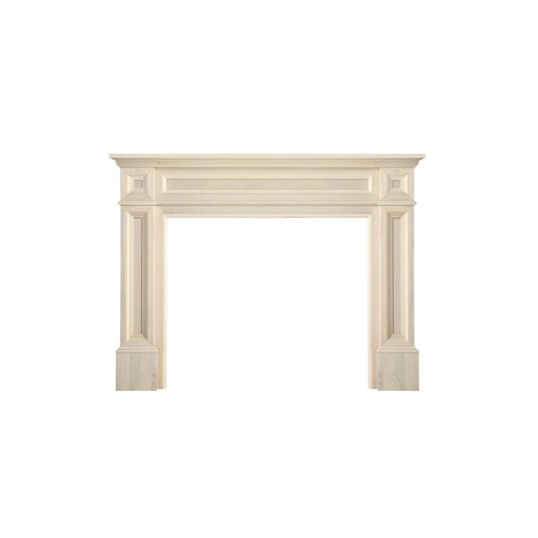 Pearl Mantels 50 In. The Classique Fireplace Mantel, Unfinished - 140-50