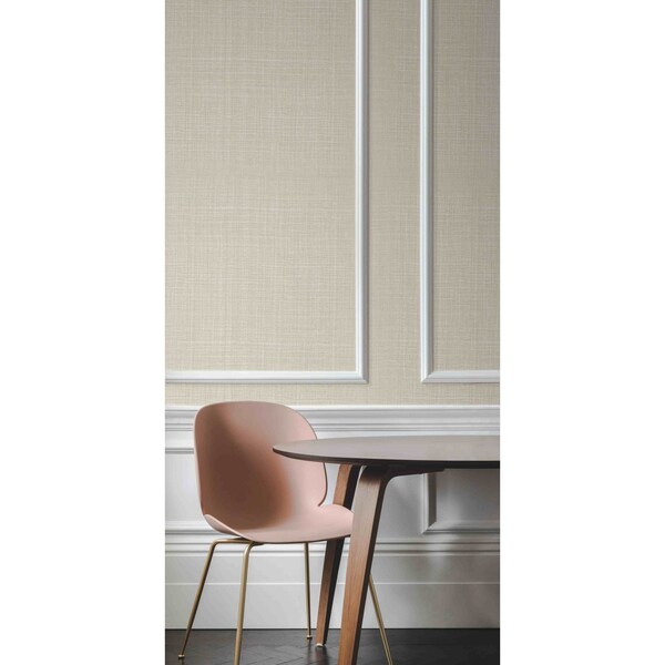York Wallcoverings Caprice Cream Wallpaper - DA3515N
