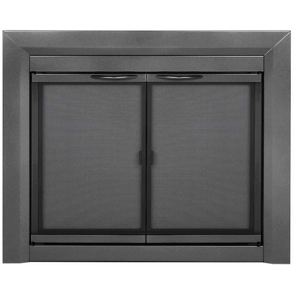 Fireplace Glass Doors Carlisle Medium Gunmetal - CL-3001GM