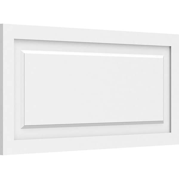 Ekena Millwork Harrison Raised Panel Decorative Wall Panel, 38"W x 18"H x 5/8"P - WALP38X18X062HAR