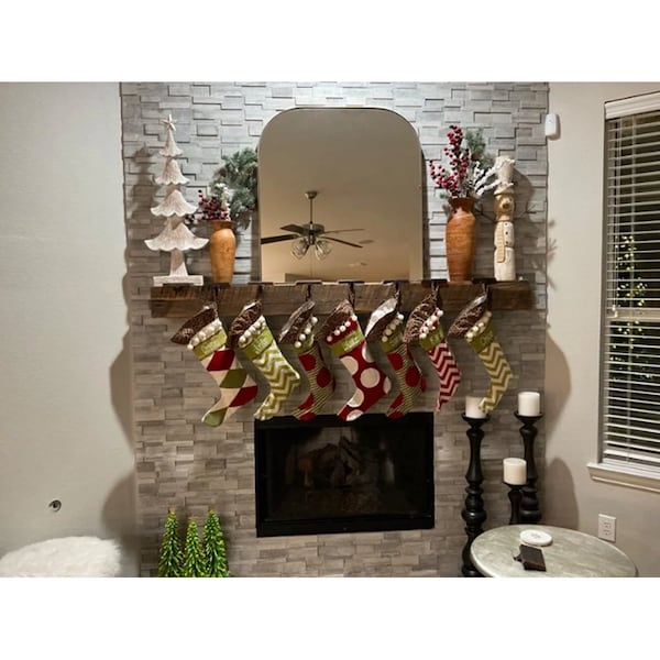 Creative Hardwoods Reclaimed Barn Beam Mantel 4Hx8Dx72L - 4872B