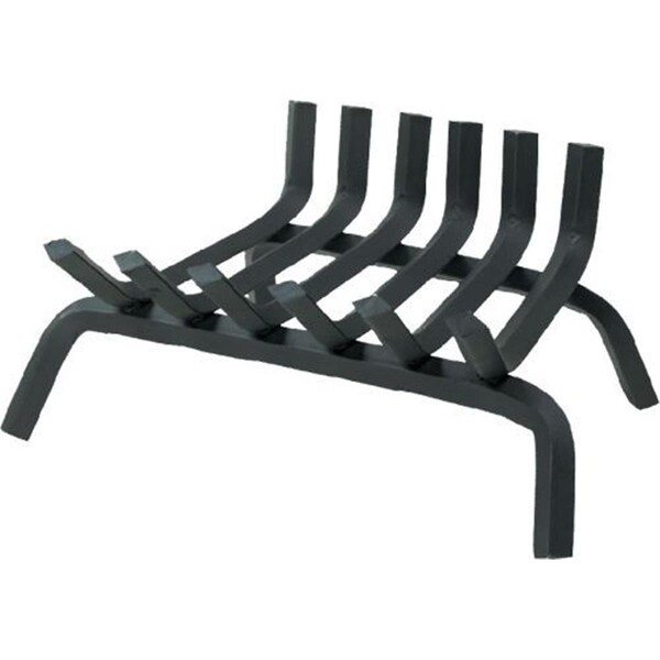 Dagan 1.13 in. Diamond Steel Stock 8 Bar Zero Clearance Style Grate, Black - G8827-8