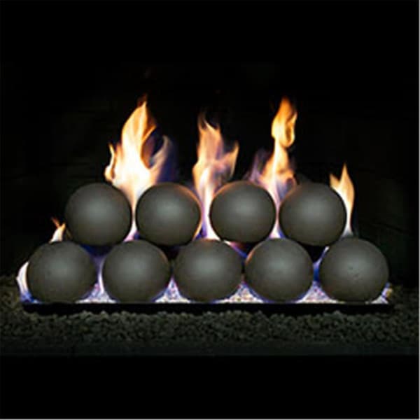 Cunningham Gas Products Real Fyre 4 in. Fyre Spheres - Epic Black, 19PK - FS4-18-EB