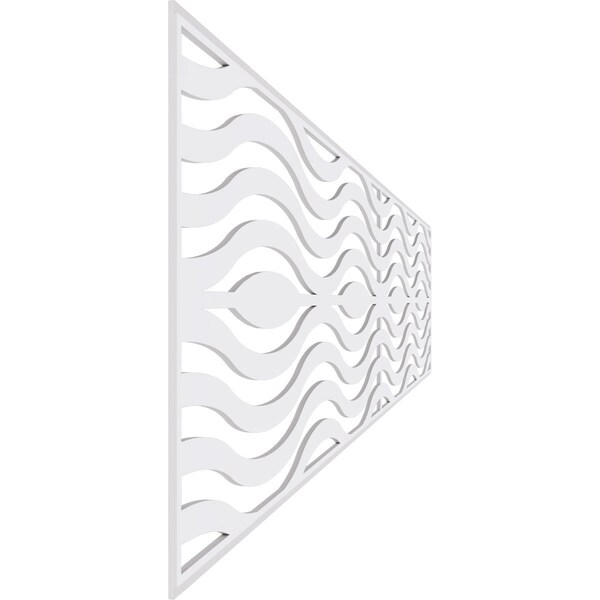 Ekena Millwork Set of Four Panels for 94 1/2"W x 24 1/4"H Parker Fretwork Wainscot Wall Paneling - WPKP12X01X47PKR
