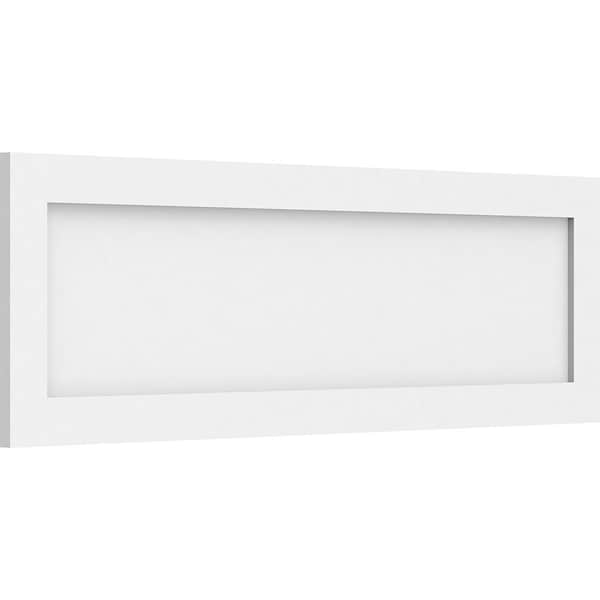 Ekena Millwork Cornell Flat Panel Decorative Wall Panel, 38"W x 12"H x 5/8"P - WALP38X12X062CNL