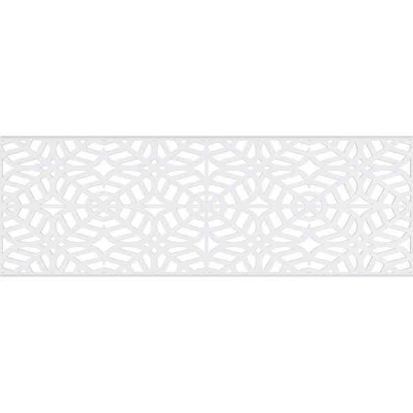 Ekena Millwork Set of Four Panels for 94 1/2"W x 32 1/4"H Garland Fretwork Wainscot Wall Paneling - WPKP16X01X47GRD