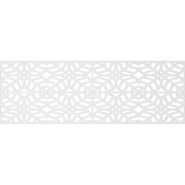 Ekena Millwork Set of Four Panels for 94 1/2"W x 32 1/4"H Garland Fretwork Wainscot Wall Paneling - WPKP16X01X47GRD