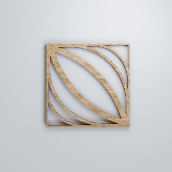 Ekena Millwork Extra Small Otis Decorative Fretwork Wood Wall Panels, Red Oak, 7 3/8"W x 7 3/8"H x 3/8"T - WALW08X08X0375OTSRO