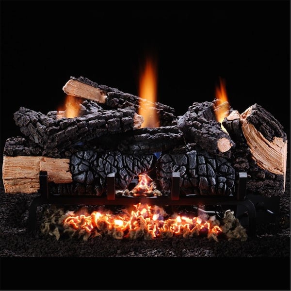 Cd Hargrove Manufacturing 24 Inch Cumberland Char Vent-free Log Set Natural Gas - 48560
