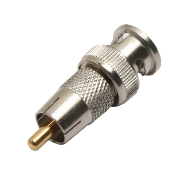 Adaptador coaxial interno de Quest Technology International - 50 ohmios, BNC (M) a RCA (M) - CAD-1057