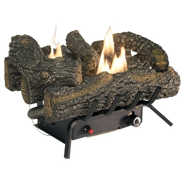 Kozy World GLD1855T Gas Log Set, 13 in L, 20 in W - GLD1856T/GLD1855T