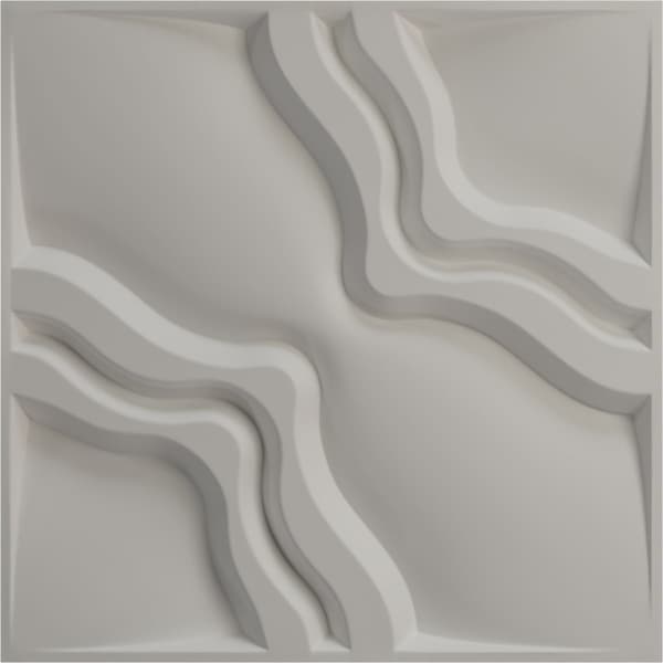 Ekena Millwork 19 5/8in. W x 19 5/8in. H Rogue EnduraWall Decorative 3D Wall Panel Covers 2.67 Sq. Ft. - WP20X20RGEPE