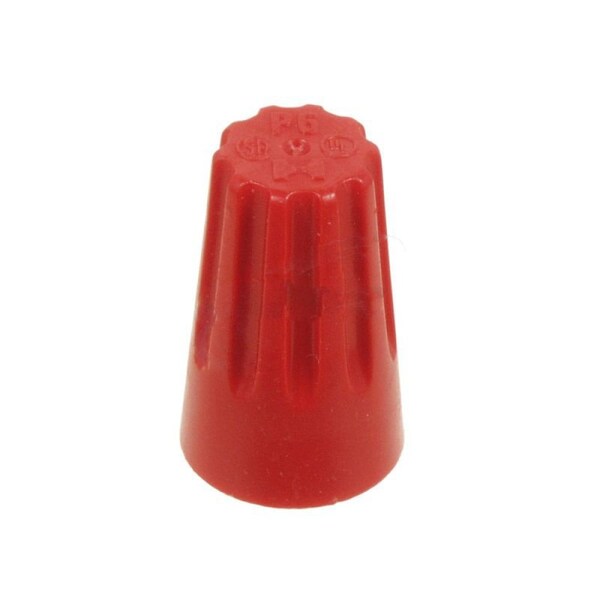 American Imaginations Conector de alambre de plástico rojo de giro - AI-37296