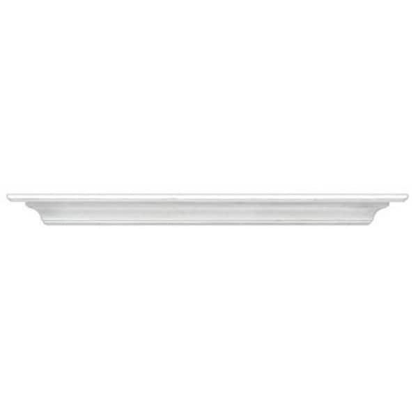 Pearl Mantels 72 in. The Crestwood Shelf or Mantel Shelf - Medium Density Fiberboard, White Paint - 618-72