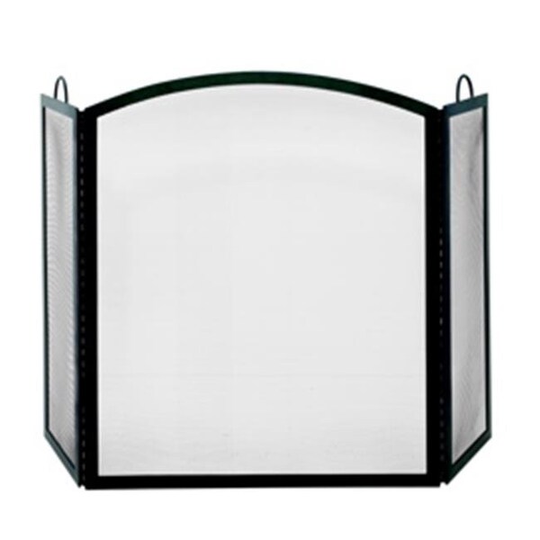 Uniflame Uniflame S-1507 3 FOLD BLACK WROUGHT IRON LARGE SCREEM - S-1507