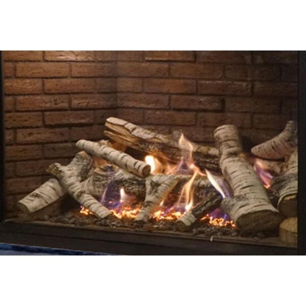Empire 36 in. Birch Burncrete Log Set - 10 Piece - LS36CBB