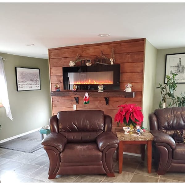 Creative Hardwoods Reclaimed Barn Beam Mantel 6Hx6Dx48L - 6648B