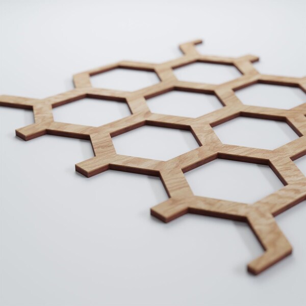 Ekena Millwork Large Westmore Decorative Fretwork Wood Wall Panels, Red Oak, 15 1/2"W x 23 3/8"H x 3/8"T - WALW24X24X0375WSTRO