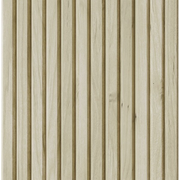 Designs Of Distinction 1" Tall Bevel Slat Tambour - Paint Grade (12"W x 48"L) - 011248204PT1