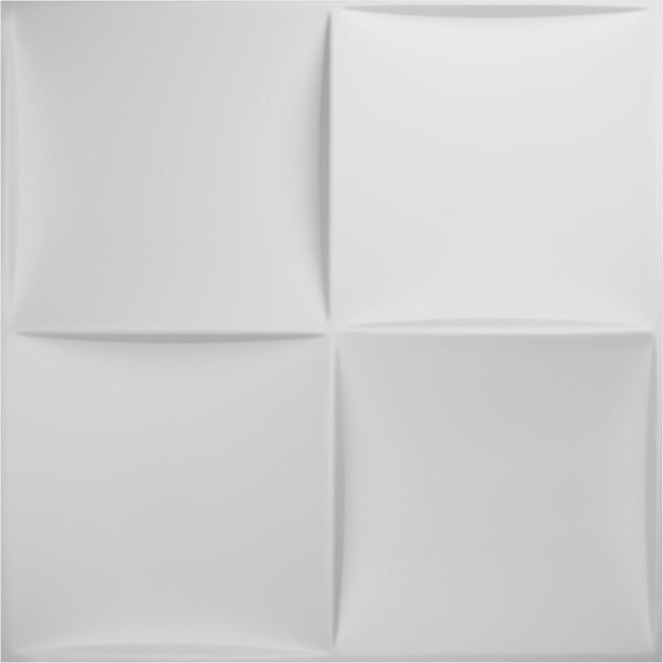 Ekena Millwork 19 5/8in. W x 19 5/8in. H Smith EnduraWall Decorative 3D Wall Panel Covers Total 53.49 Sq. Ft., 20PK - WP20X20SMWH-CASE-20