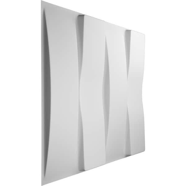 Ekena Millwork 19 5/8in. W x 19 5/8in. H Caputo EnduraWall Decor 3D Wall Panel Covers Total 53.49 Sq. Ft., 20PK - WP20X20CAWH-CASE-20