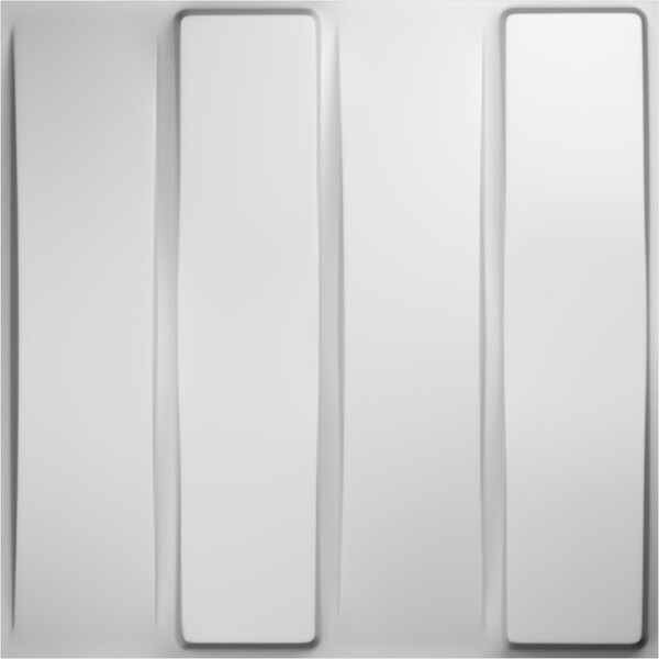 Ekena Millwork 19 5/8in. W x 19 5/8in. H Caputo EnduraWall Decor 3D Wall Panel Covers Total 53.49 Sq. Ft., 20PK - WP20X20CAWH-CASE-20