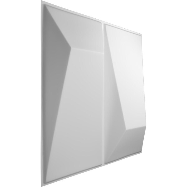 Ekena Millwork 11 7/8in. W x 11 7/8in. H Locke EnduraWall Decorative 3D Wall Panel Covers Total 48.96 Sq. Ft., 50PK - WP12X12LOWH-CASE-50