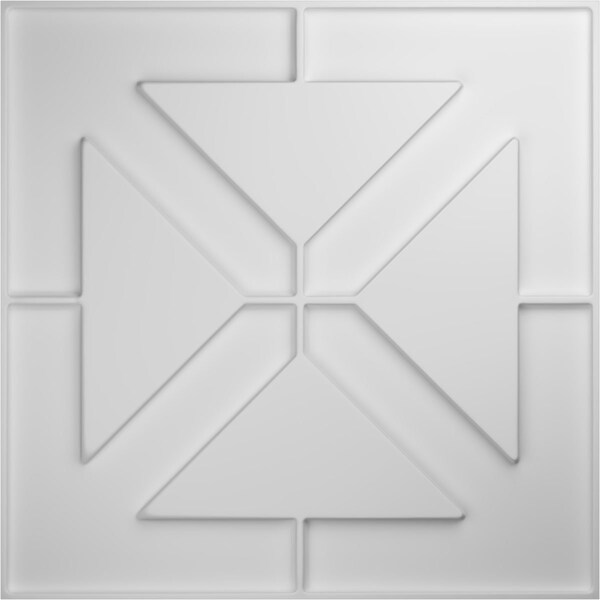 Ekena Millwork 19 5/8in. W x 19 5/8in. H Xander EnduraWall Decor 3D Wall Panel Covers, Total 26.75 Sq. Ft., 10PK - WP20X20XAWH-CASE-10