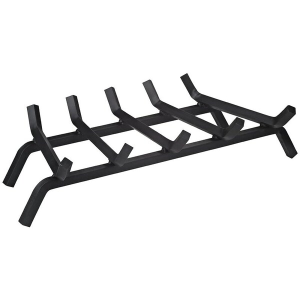 Simple Spaces Simple Spaces LTFG-W27-X Fireplace Grate, Steel/Wrought Iron - LTFG-W27-X