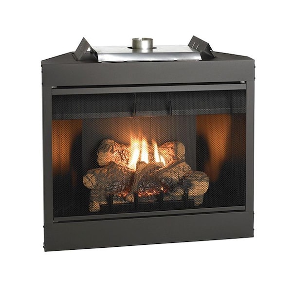 Mobiliario Intermittent Pilot Flush Face Fireplace Log Set - Natural Gas - MO3453974