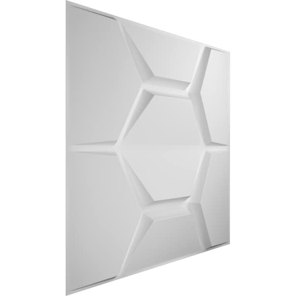 Ekena Millwork Colony EnduraWall Decorative 3D Wall Panel, White, 19 5/8"W x 19 5/8"H - WP20X20CYWH