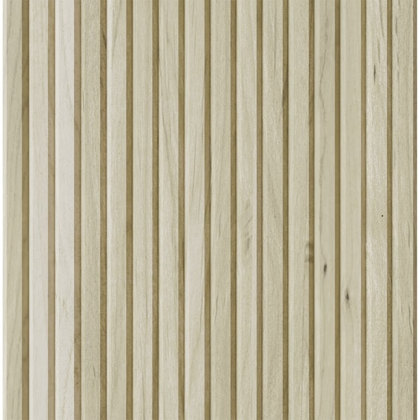 Designs Of Distinction 3/4" Tall Bevel Slat Tambour - Paint Grade (12"W x 96"L) - 011296202PT1
