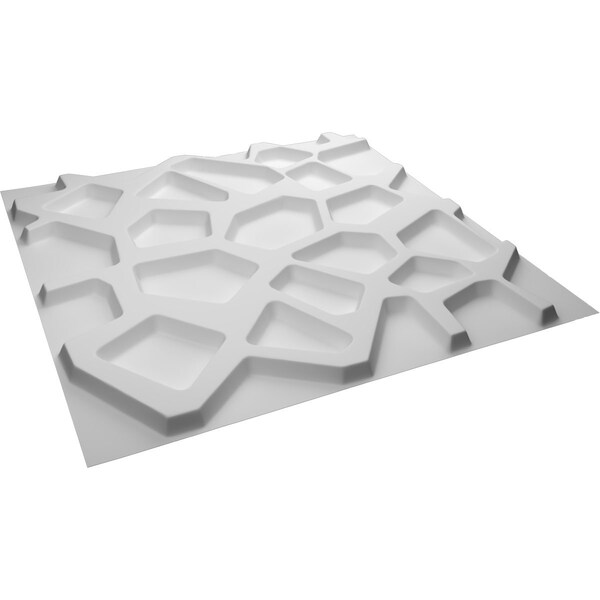 Ekena Millwork 19 5/8in. W x 19 5/8in. H Dublin EnduraWall Decor 3D Wall Panel Covers Total 53.49 Sq. Ft., 20PK - WP20X20DUWH-CASE-20
