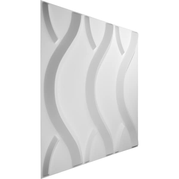 Ekena Millwork 19 5/8in. W x 19 5/8in. H Nexus EnduraWall Decor 3D Wall Panel Covers Total 133.73 Sq. Ft., 50PK - WP20X20NXWH-CASE-50