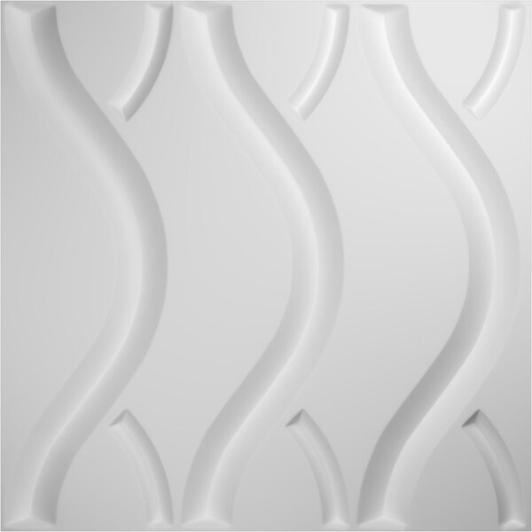 Ekena Millwork 19 5/8in. W x 19 5/8in. H Nexus EnduraWall Decor 3D Wall Panel Covers Total 133.73 Sq. Ft., 50PK - WP20X20NXWH-CASE-50