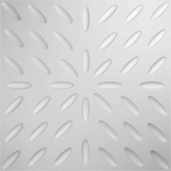 Ekena Millwork 19 5/8in. W x 19 5/8in. H Blaze EnduraWall Decorative 3D Wall Panel Covers, Total 32.1 Sq. Ft., 12PK - WP20X20BLWH-CASE-12