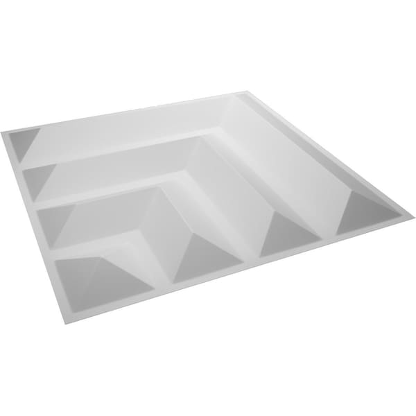 Ekena Millwork 19 5/8in. W x 19 5/8in. H Bolt EnduraWall Decorative 3D Wall Panel, White, 20PK - WP20X20BTWH-CASE-20