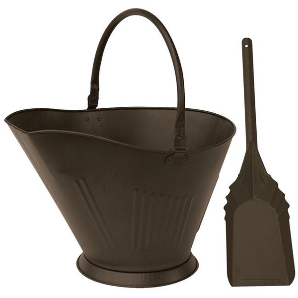 Blueprints Bronze Finish Coal Hod & Shovel - BL607483