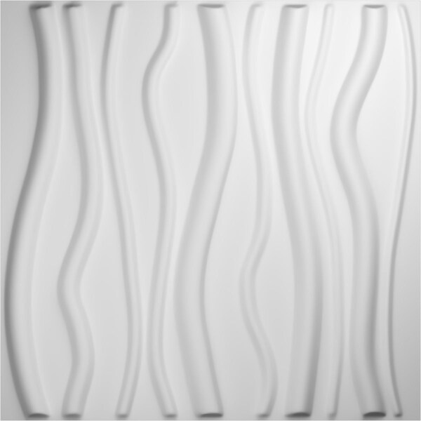 Ekena Millwork 19 5/8in. W x 19 5/8in. H Jackson EnduraWall Decor 3D Wall Panel Covers, Total 26.75 Sq. Ft., 10PK - WP20X20JAWH-CASE-10