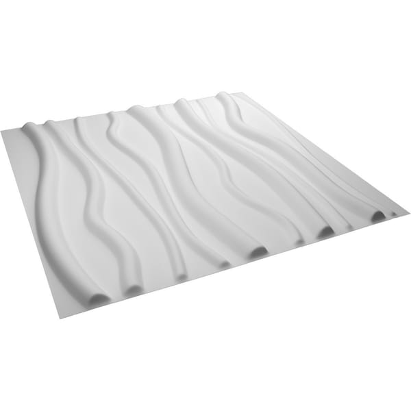 Ekena Millwork 19 5/8in. W x 19 5/8in. H Jackson EnduraWall Decor 3D Wall Panel Covers, Total 26.75 Sq. Ft., 10PK - WP20X20JAWH-CASE-10