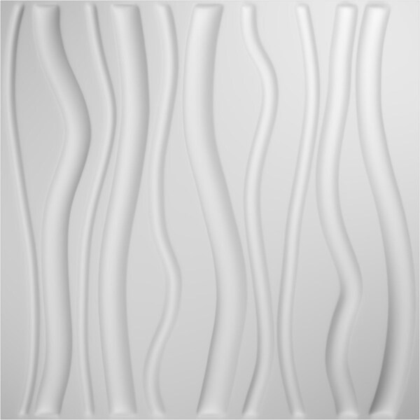 Ekena Millwork 19 5/8in. W x 19 5/8in. H Jackson EnduraWall Decor 3D Wall Panel Covers, Total 26.75 Sq. Ft., 10PK - WP20X20JAWH-CASE-10