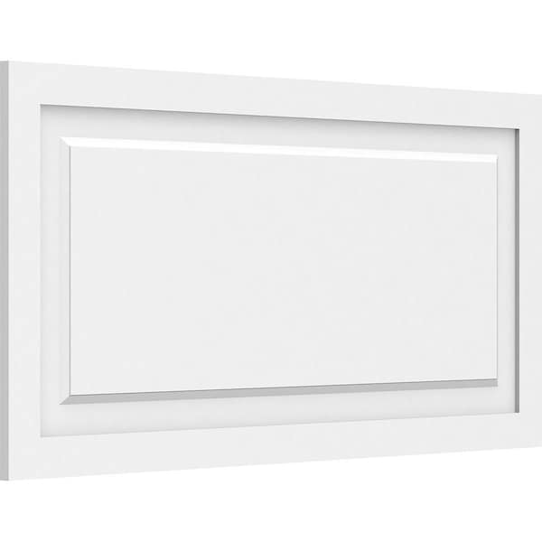 Ekena Millwork Harrison Raised Panel Decorative Wall Panel, 40"W x 20"H x 5/8"P - WALP40X20X062HAR