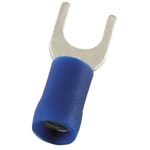 Terminal de horquilla de vinilo de 16-14 AWG con espiga de 1/4" Power First - paquete de 100